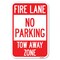 Signmission No Parking Tow-Away Zone Heavy-Gauge Aluminum Sign, 12" x 18", A-1218-23605 A-1218-23605 - alternate 1